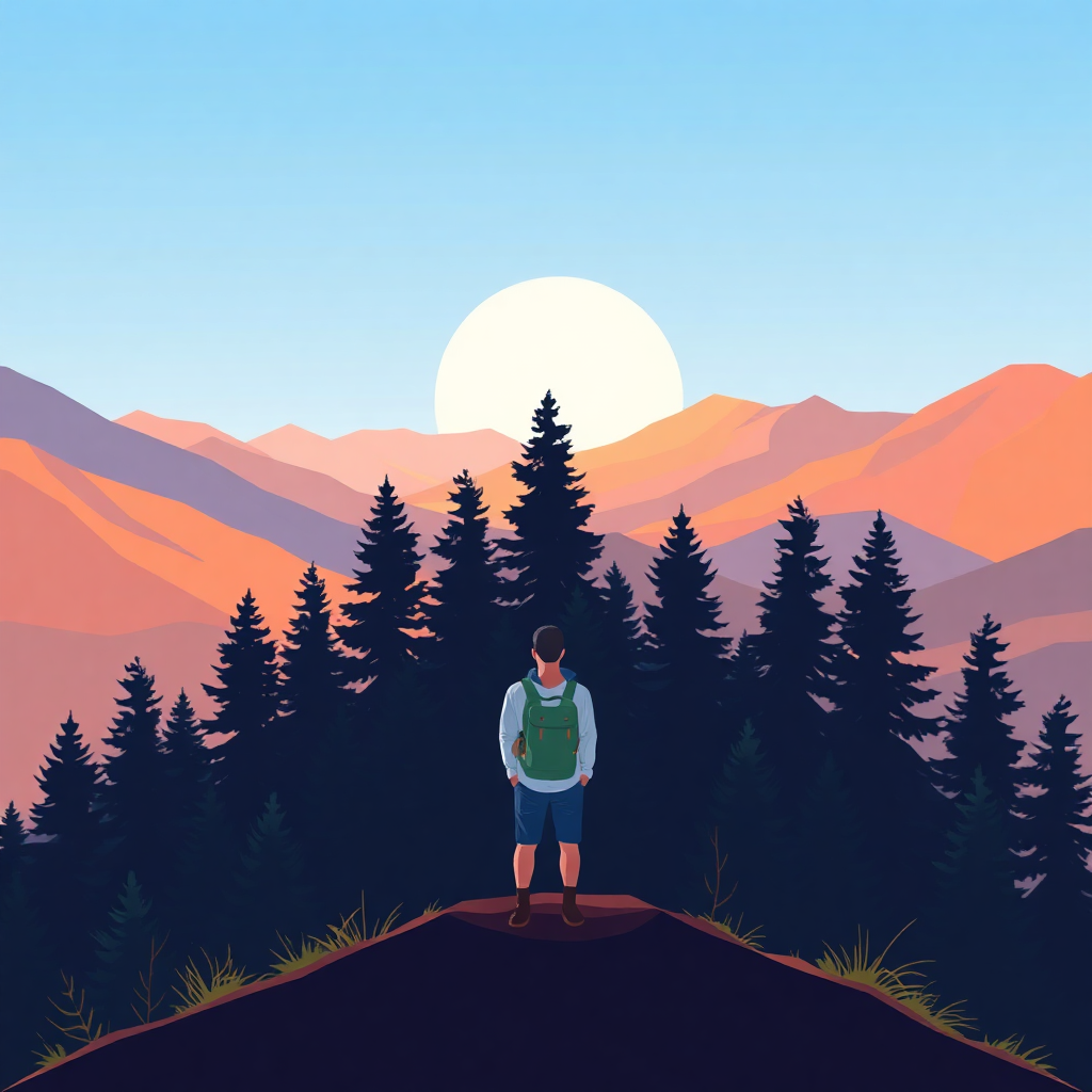 Modern flat — example Story Video render